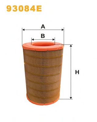 WIX FILTERS 93084e -  Воздушный фильтр